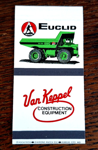 Vintage matchbook euclid - vintage, van