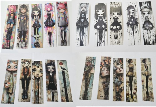 Bookmarks goth girl - 5,