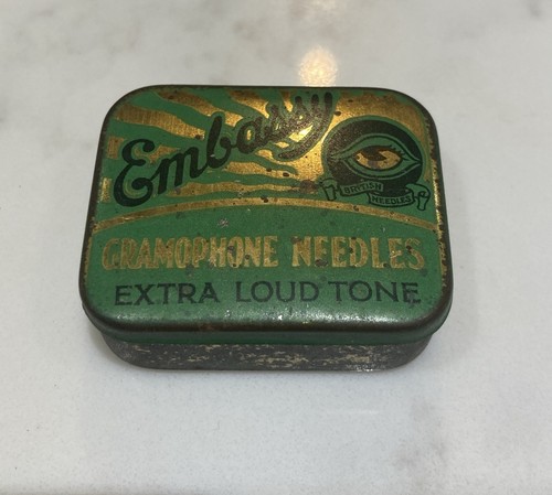 Embassy gramophone needles - gramophone, box