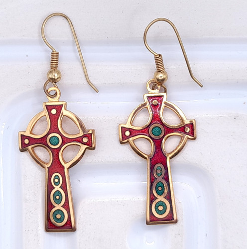 Sea gems red enamale celtic - enamale,