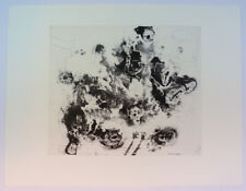 Armin Sandig: etching - autographed 