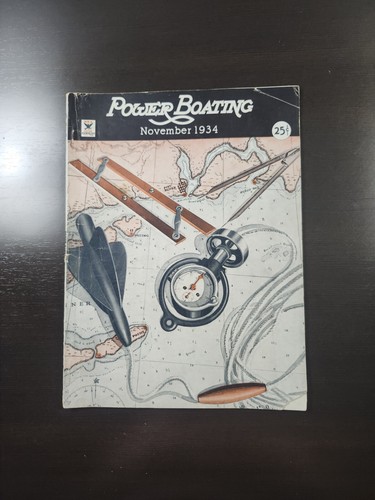 Vintage power boating magazine - vintage,
