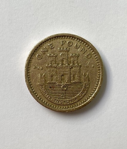 Gibraltar one pound coin - £1,
