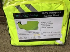 NEW MEDWAY HI VIZ WATERPROOF EXERCISE SHEET 57” (6 FT 3 - 6 FT 6 )