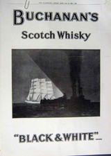 Antique Print *3506 1912 Advertisement Buchanans Scotch Whisky Black White