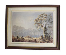 Horse & Hay Carriage, Rob Johnson Framed Print