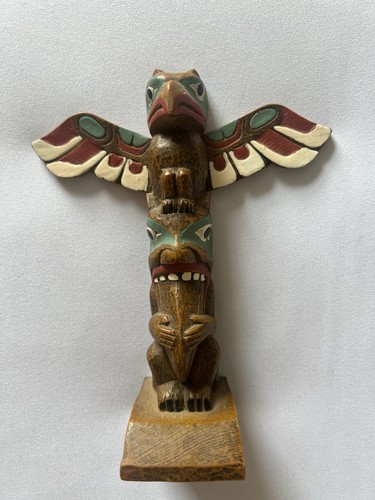 Vintage canadian eagle totem - canadian,