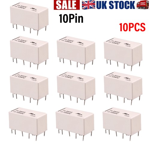 10x 12v miniature latching - 10x,