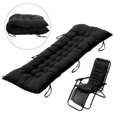 Black Fabric 2 Seater Bench