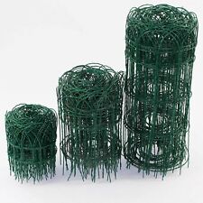 Lawn Edging Garden Border Fence Green PVC Coated Wire Edge Fencing 10m