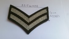 British Army Military Rank Corporal Sew on Badges Cotton Cloth Jacket