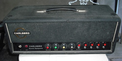 Carlsbro 60pa reverb 60w el34 - reverb,