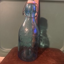 Thatchers Dairy Blue Glass