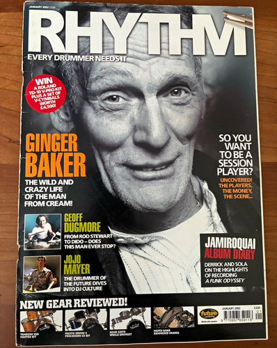 Rhythm magazine jan 2002 issue - magazine,