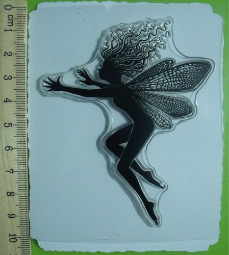 Silhouette flying fairy - silhouette,