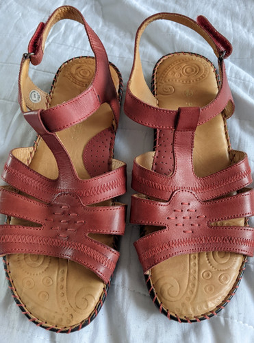 Pavers red sandals - pavers, size