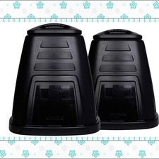 220 Litre Black Plastic Garden