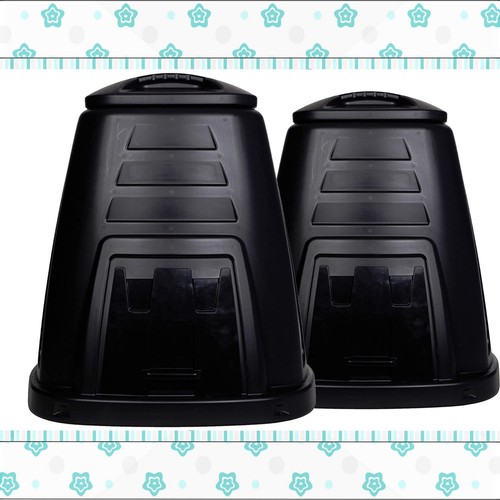 220 litre black plastic garden - litre,