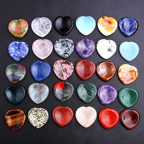 Thumb worry stone - worry, heart