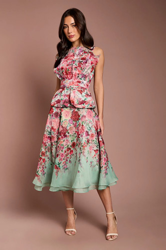 Coast sage midi skirt - midi,