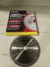 TREND 165MM X 60T TCT 20MM BORE TRITON TTS1400 PLUNGE SAW BLADE CSB/16560