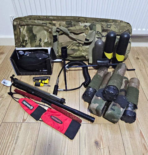 Paintball gear lot bundle - paintball, w/