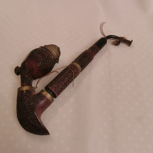 Vintage briar wooden pipe with - briar,