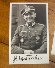 Gerhard Fischer - Knights Cross Holder - signed photo