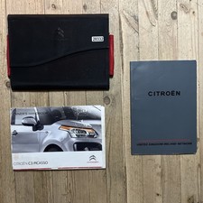 09-17 CITROEN C3 PICASSO  OWNERS HANDBOOK MANUAL PACK 2009 Ref20332 TATTY BOOK