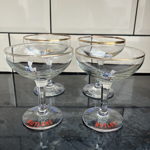 Vintage babycham glasses - vintage, set
