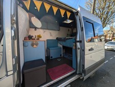 Campervan with solar and ehu - solar,