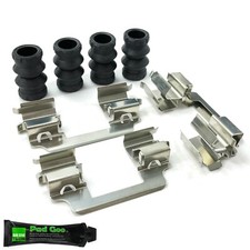 Front brake pad fitting - front, kit