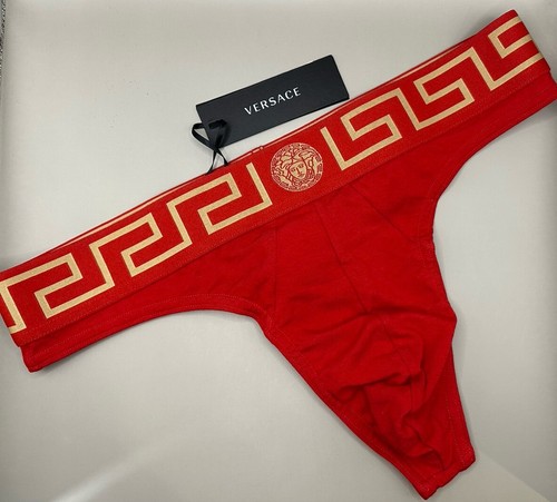 Versace greca iconic thong - versace,