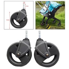 Baby Trolley Wheels 2 Pieces Pushchair Universal Repairing Spare Parts