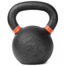 20kg Mirafit Cast Iron Kettlebell Strength Training Exercise Fitness Weight #070