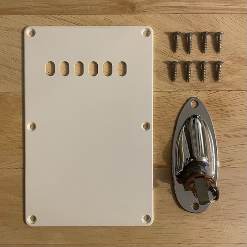 Stratocaster tremolo backplate - stratocaster,
