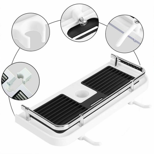 Bathroom shelf shower pole - bathroom,