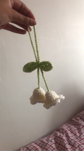 Crochet car hanger - car,