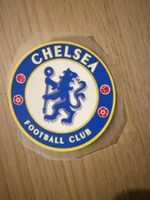 Premier League Chelsea White Blue Yellow Silicon Iron On Patch Badge