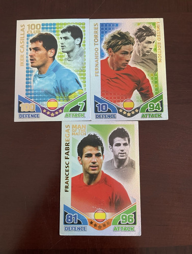2010 topps match attax - attax, spain