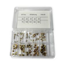 Clock Bushes for Mantel Clocks Box Set Rimmed & General 100 pcs Ø0.2-1.8mm Parts