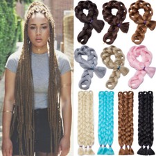 Real Long Jumbo Braiding Hair Straight Highlight Box Braid 41" Natural Hair 165g