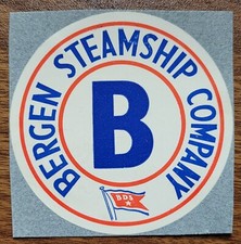 Vintage Bergen Steamship