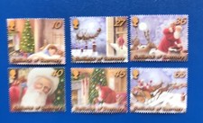 Guernsey Stamps Christmas 2003 SG 1009-14 S459