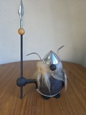 Vintage Mid Century Danish Viking Folk Art Figure DIM Spain Gray Hair GONK