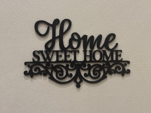 Printed home sweet - 3d,