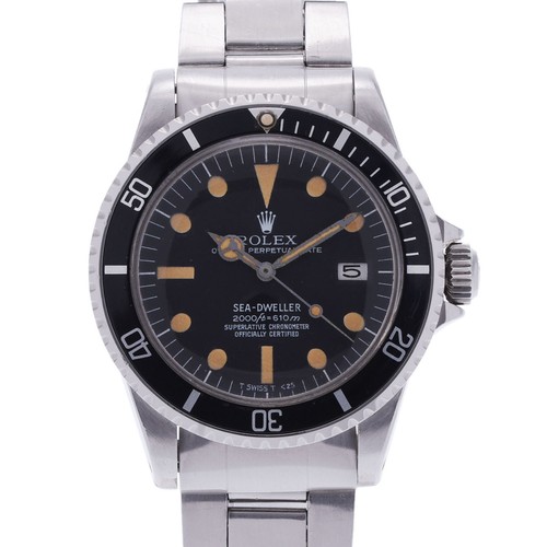 Rolex sea dweller center - sea-dweller, split
