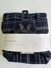 NEW Mens M&S Blue Mix Cheched