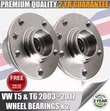 2 X VW VOLKSWAGEN T5 T6 FRONT HUB WHEEL BEARINGS TDI ALL MODELS BEARING x2 03-17