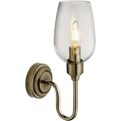 Antique brass dimmable wall - brass,